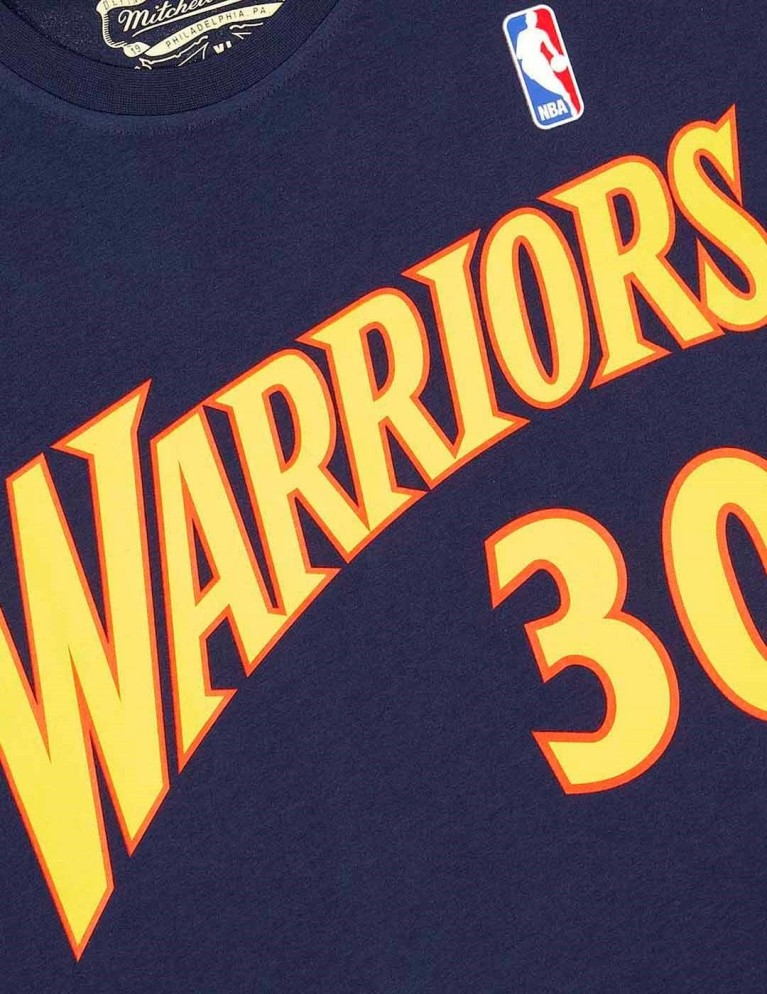 T-shirt MITCHELL & NESS n&n tee warriors curry navy